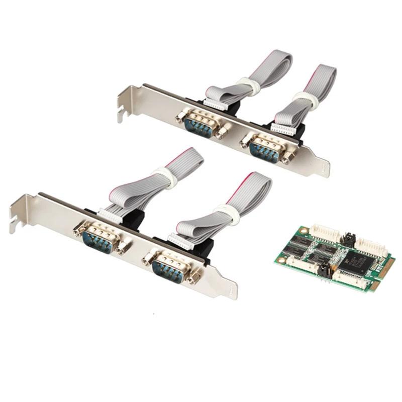 ̴ PCI ͽ-4 Ʈ, Rs232 Db9 Com,   Pcie  Ʈ,  Ʈѷ ī Exar 17V354 Ĩ